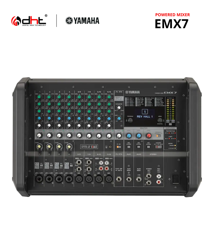 Mixer Yamaha EMX7 - Bàn mixer Yamaha EMX7 chính hãng